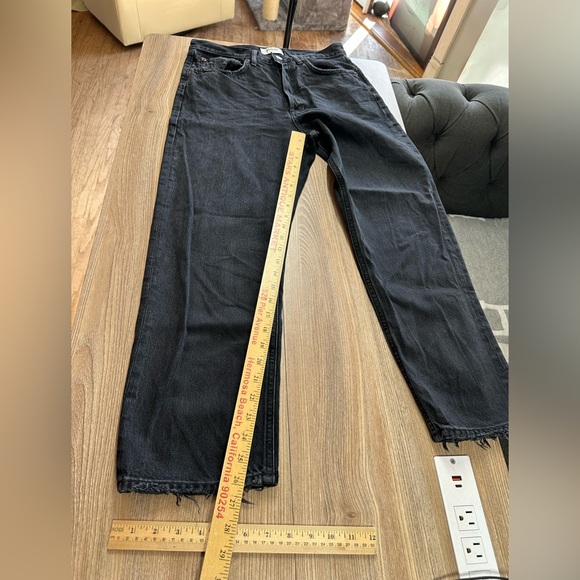 Agolde Black Ankle Cropped Jeans - Picture 12 of 14